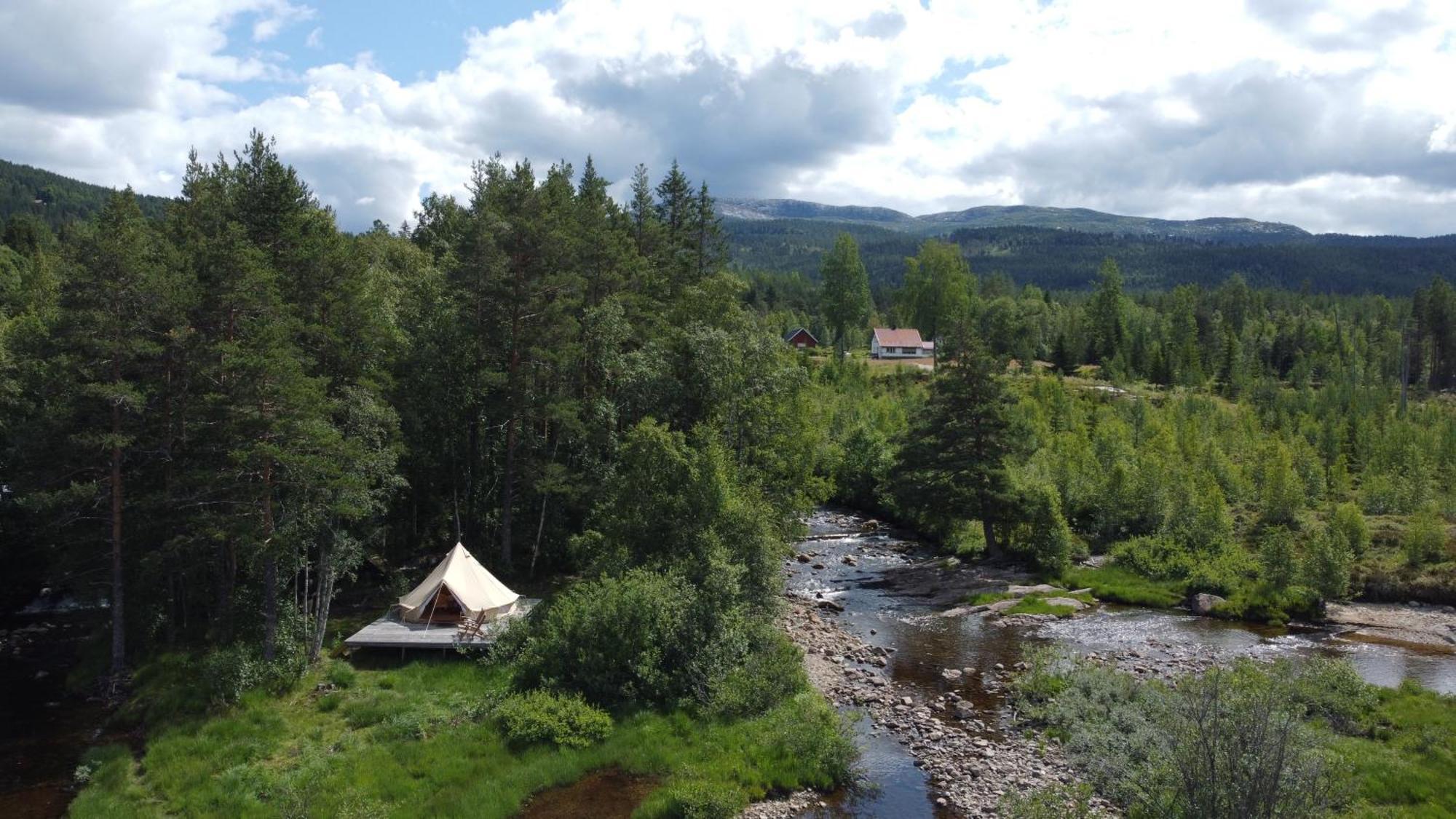 Fossumsanden Camping Og Hytter Fyresdal ภายนอก รูปภาพ