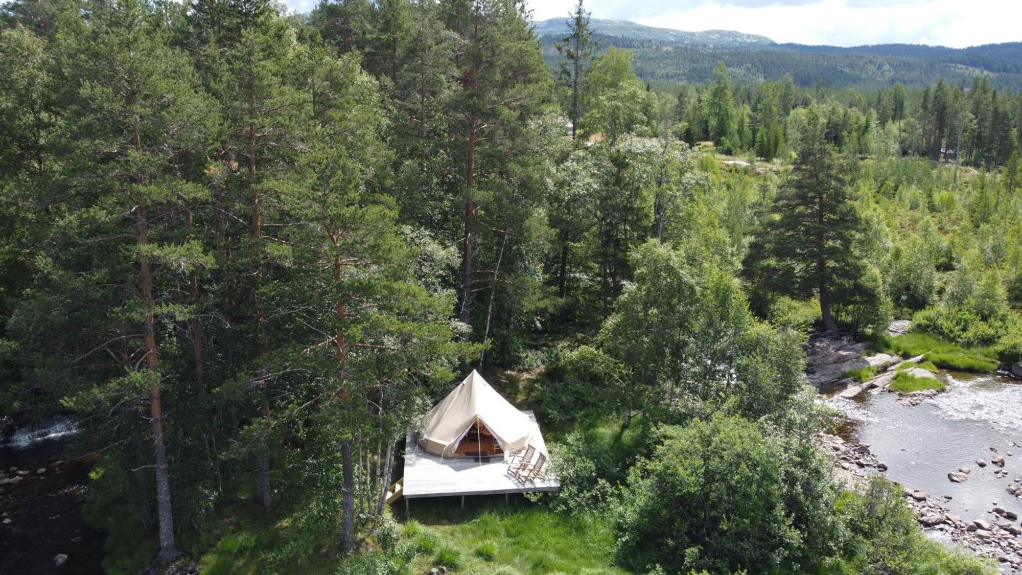 Fossumsanden Camping Og Hytter Fyresdal ภายนอก รูปภาพ