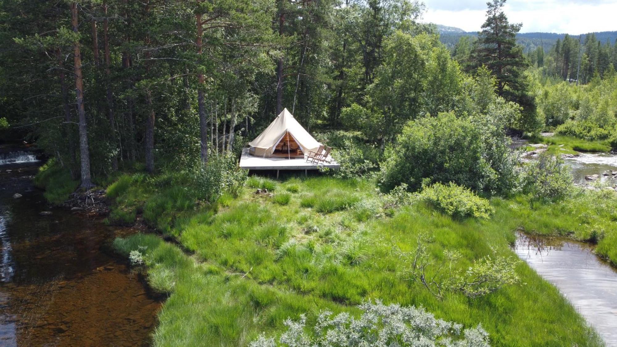 Fossumsanden Camping Og Hytter Fyresdal ภายนอก รูปภาพ